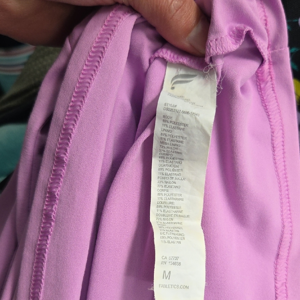 Fabletics Lavender Sleeveless Dress View 6